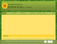 Tablet Screenshot of kleingartenkolonie-gruene-aue.de